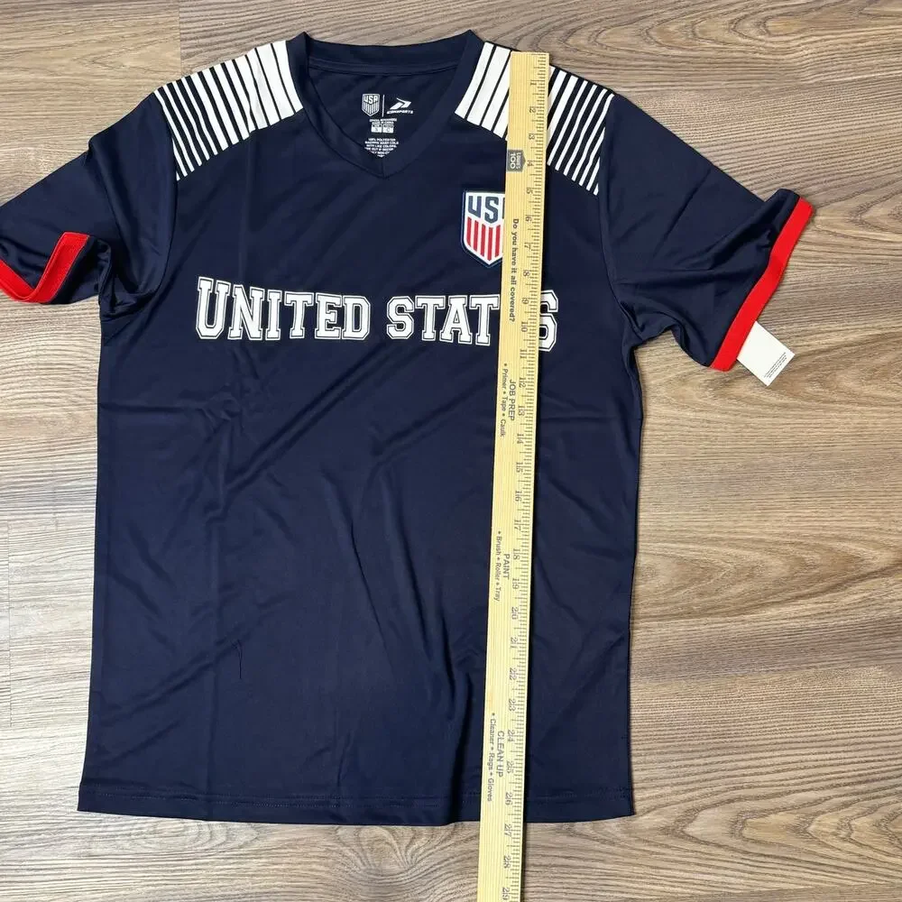 USA Soccer Icon Sports Navy Game Day Jersey Shirt Men’s Small